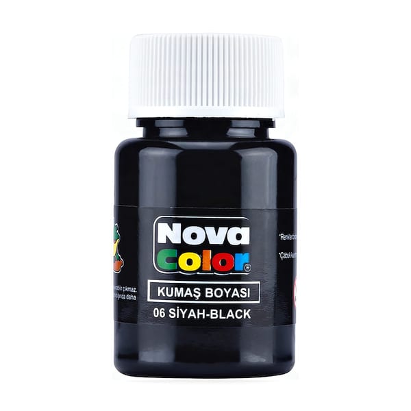 N.color Kumas Boyasi Siyah Sise