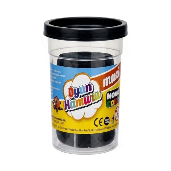 N.color Oyun Hamuru Siyah 100 gr