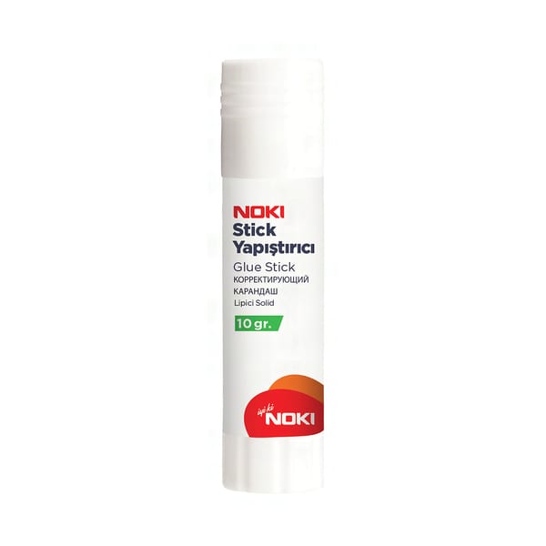 Noki Stick Yapıştırıcı on gramlık küçük gövdeli stick görünümü