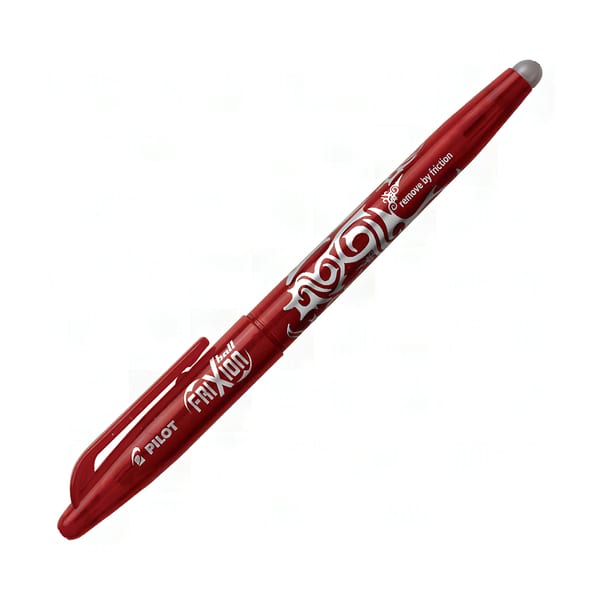 Pilot Frixion Ball kırmızı silinebilir jel kalem görünümü, ürün görünümü
