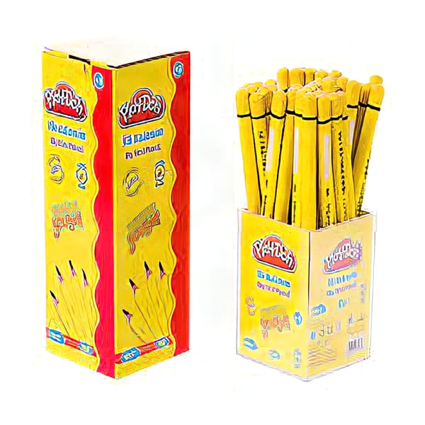 Play-Doh İlk kalemim ürününün kalın gövde yandan bakışla duruşu