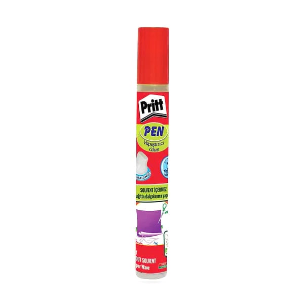 Pritt Pen solventsiz sıvı yapıştırıcı elli beş mililitrelik şişe