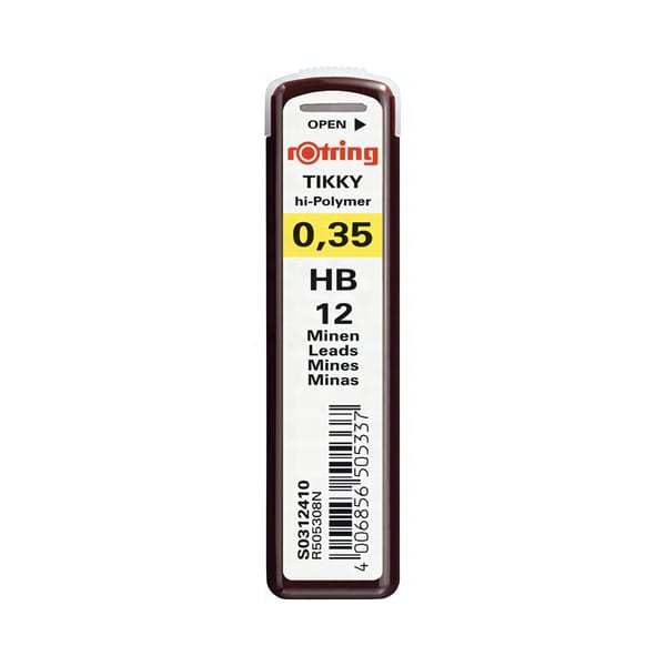 Rotring Min 0.3 Hi-Polymer yedek min tüpü görünümü, ürün görünümü