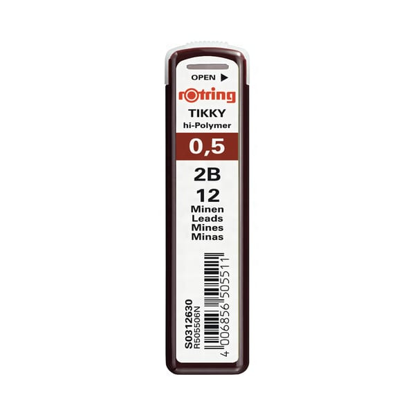 Rotring Min 0.5 Hi-Polymer yedek min tüpü görünümü, ürün görünümü
