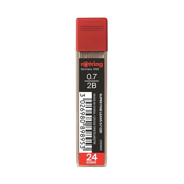 Rotring Süper Polimer Min 0.7 mm 2B yedek min tüpü görünümü, ürün görünümü