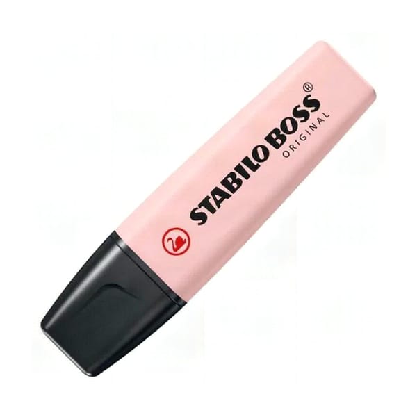 Stabilo Boss Original 70/128 Wildflowers Pudra, Wildflowers serisinin pudra rengi fosforlu kalemi, önden