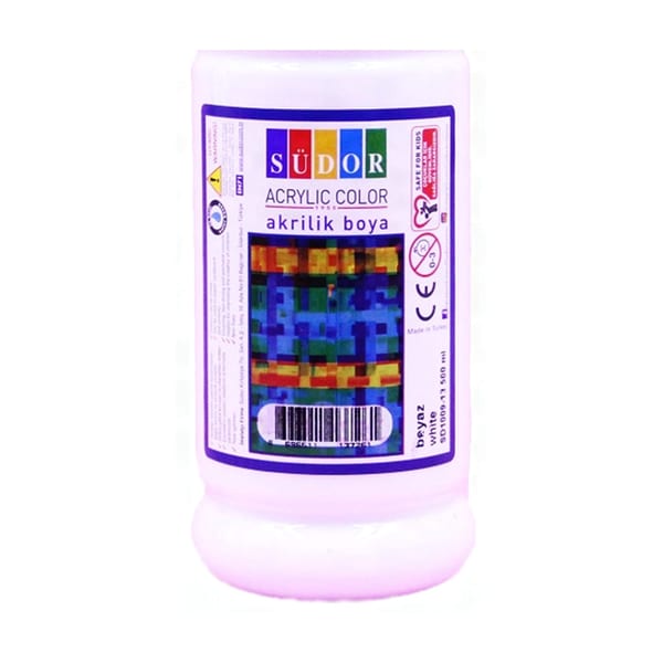 Südor Akrilik Boya 500 ml Beyaz