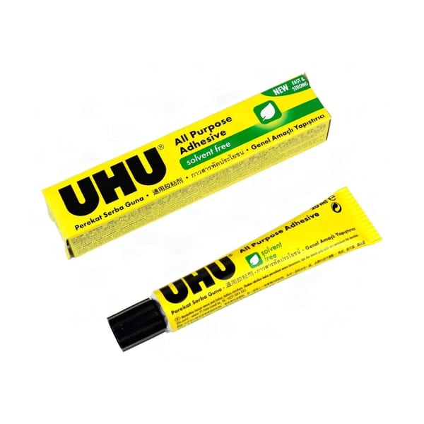 Uhu Genel Amaçlı yirmi mililitrelik solventsiz yapıştırıcı tüpü