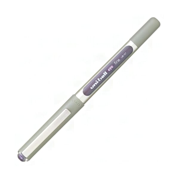 Uniball Eye roller kalem 0.7 mor fine uç, kapaklı gövde görünümü