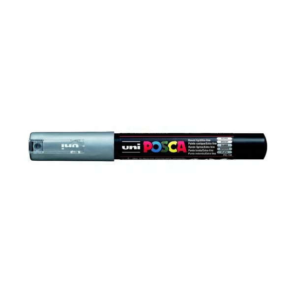Uniball Posca Poster Markörü 0.7 Gümüş